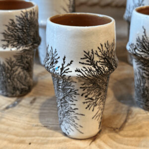 Mini Vaso Ramas Negro