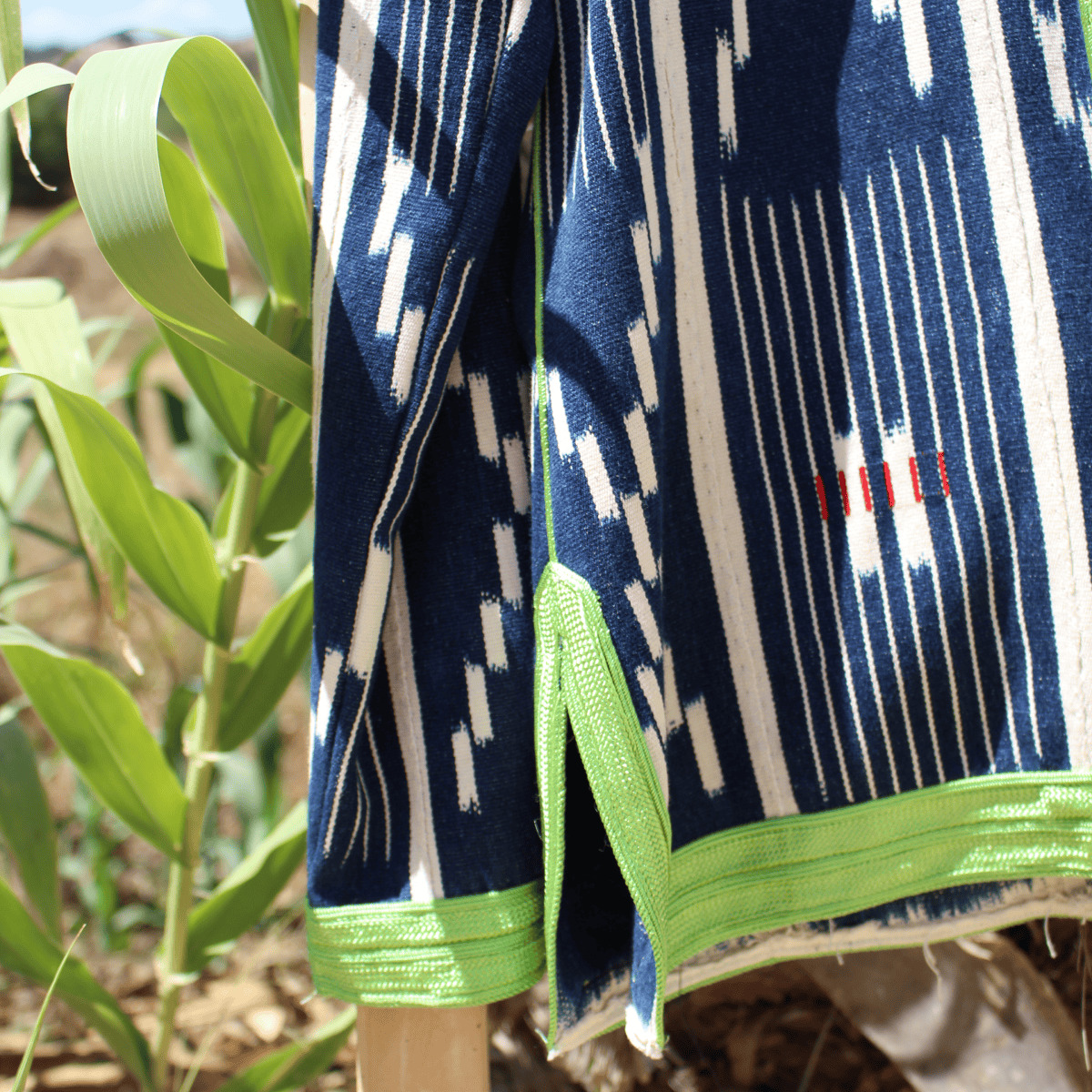 Chaqueta Malikat Azul Marino & Verde Lima - Imagen 3