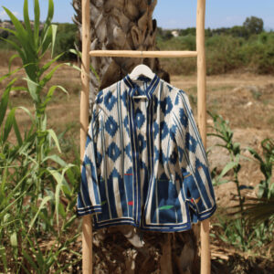 Chaqueta Malikat Rombos Azules