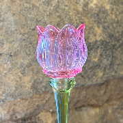 Candelabro Tulipán Rosa Fucsia Grande - Imagen 3