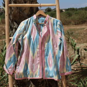 Chaqueta Malikat Rosa & Azul