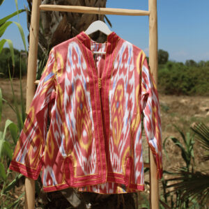 Chaqueta Malikat Amarilla & Fucsia