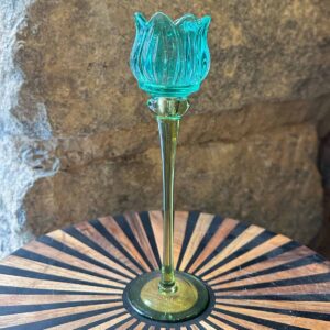 Candelabro Tulipán Aqua Grande
