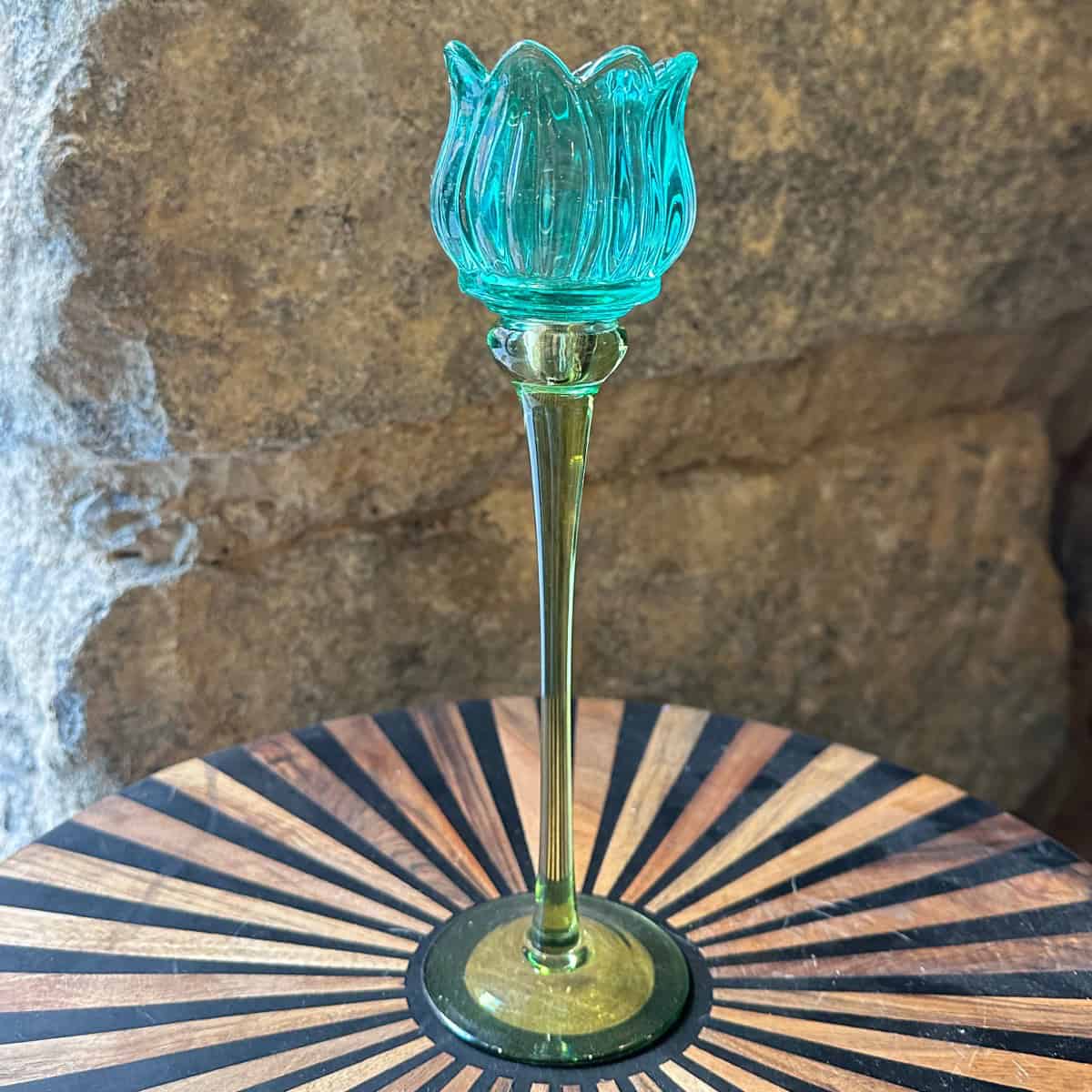 Candelabro Tulipán Aqua Grande
