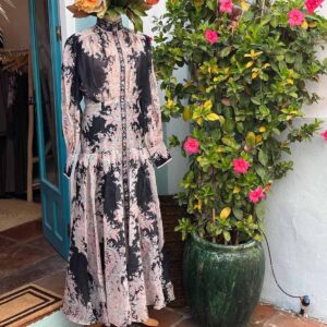 Vestido Largo Flores